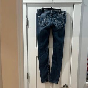 Big Star Sweet Skinny Ultra Low Fit 28 28L Blue Women's Jeans EUC